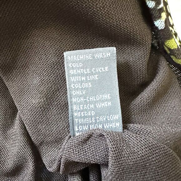 Josephine Chaus‎ Women 8 Nylon Ruched Top Forest Fairy Sheer Earthy Mesh - Picture 11 of 11